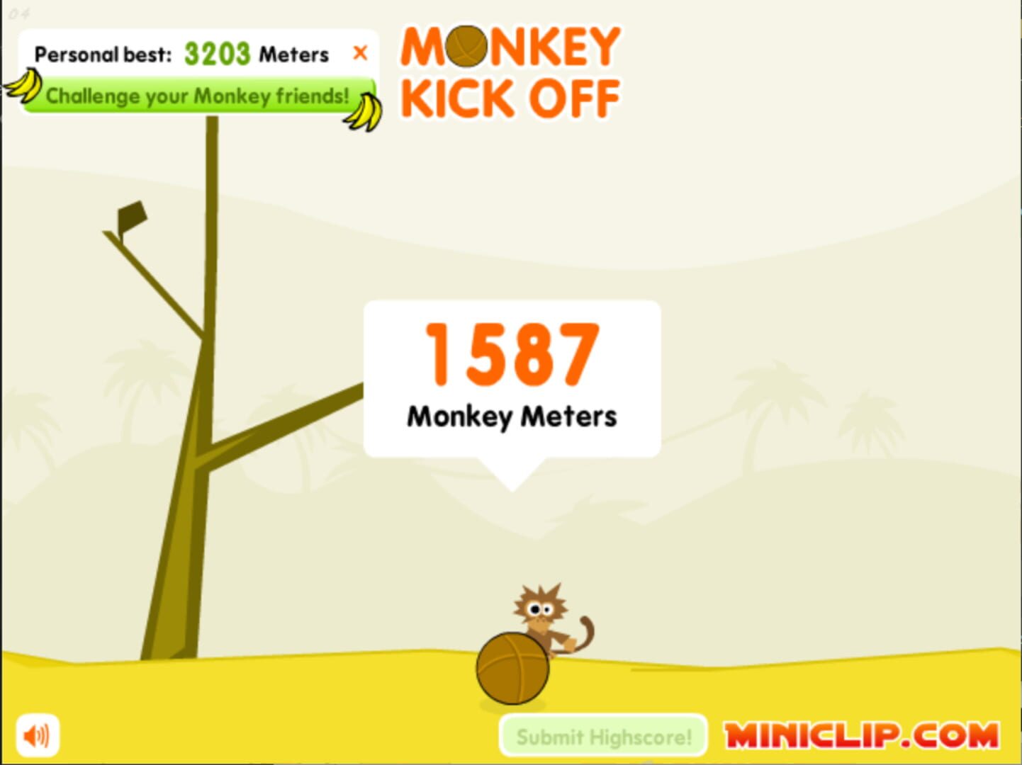 Captura de pantalla - Monkey Kick Off