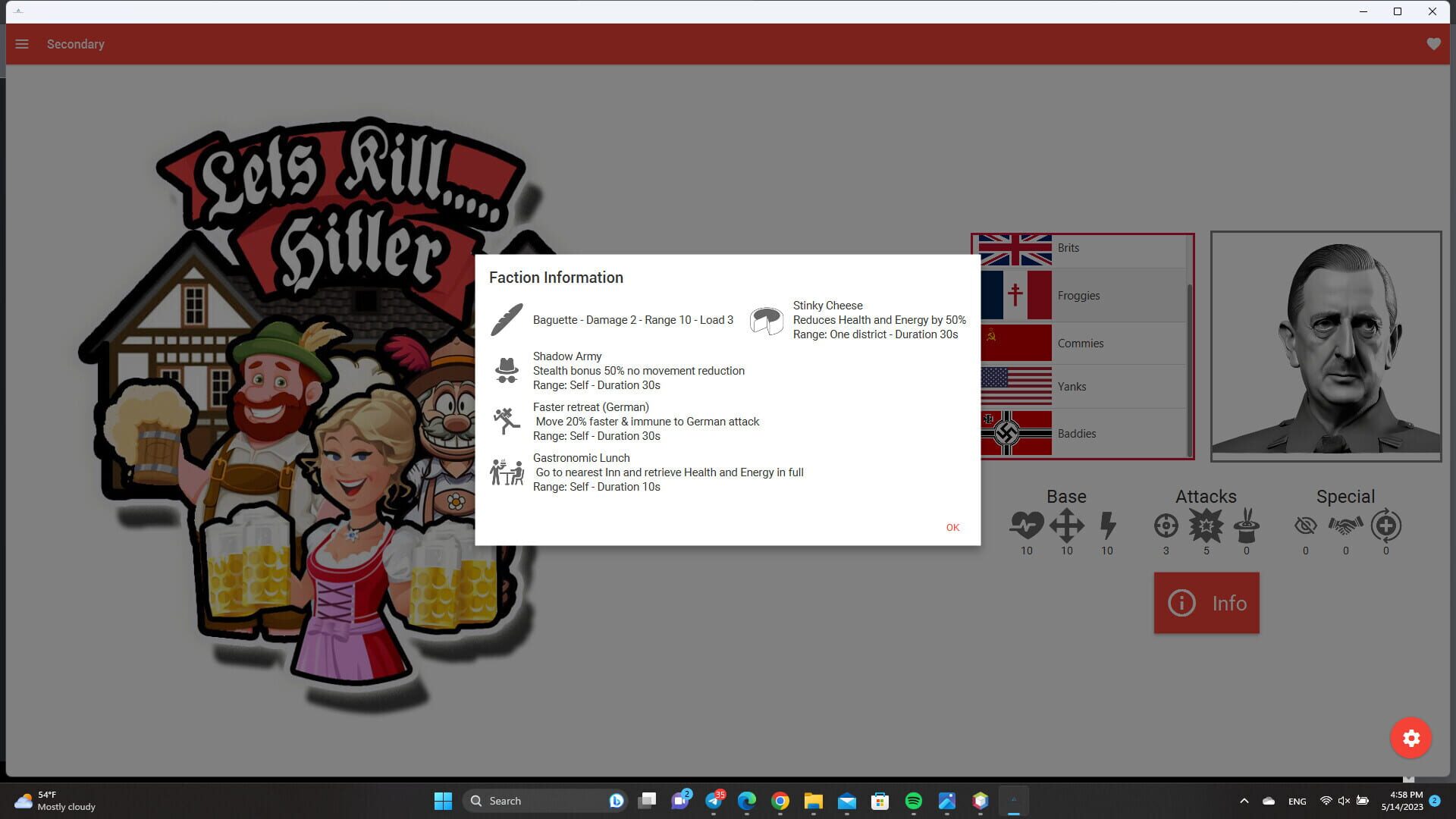 Let's Kill Hitler: The Game - Screenshot