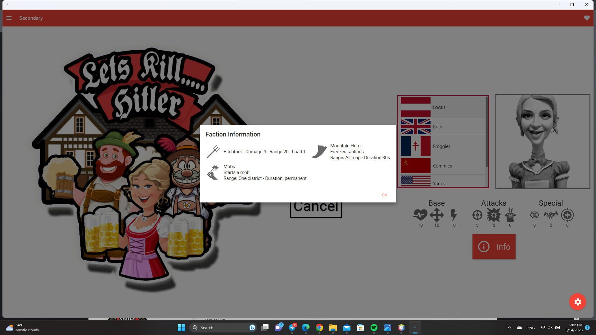 Let's Kill Hitler: The Game - Screenshot