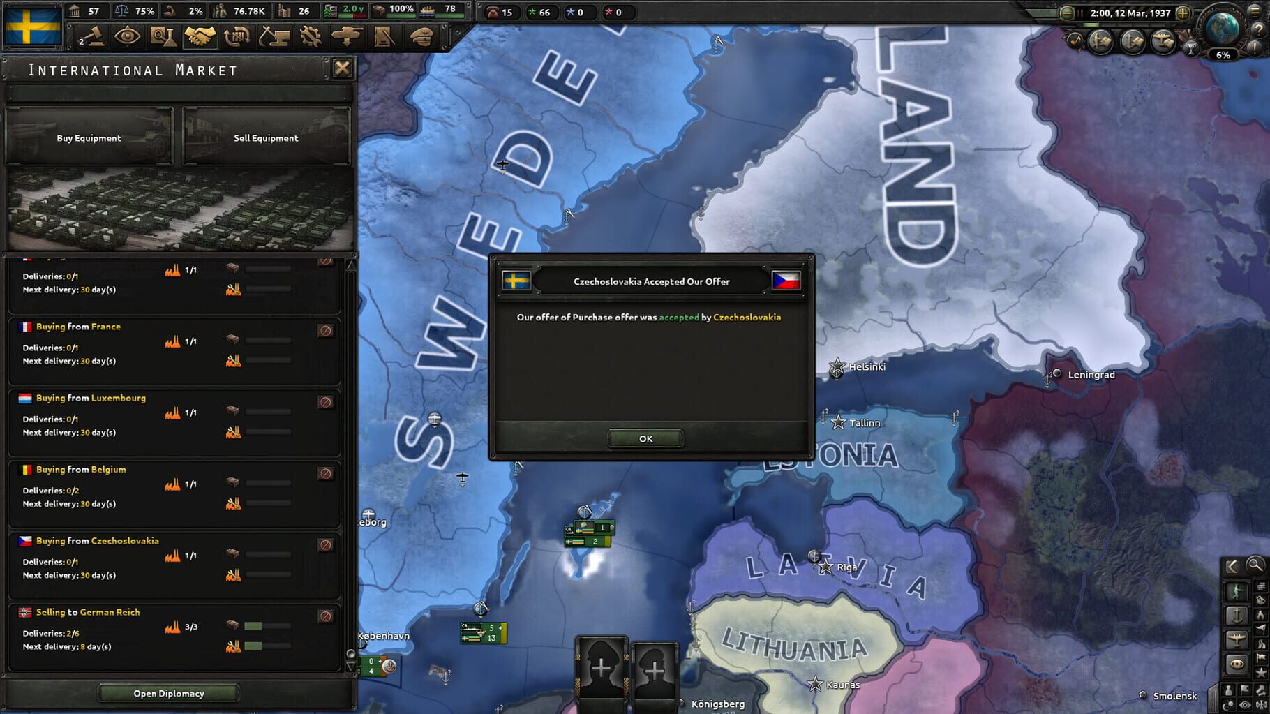 Captura de pantalla - Hearts of Iron IV: Arms Against Tyranny