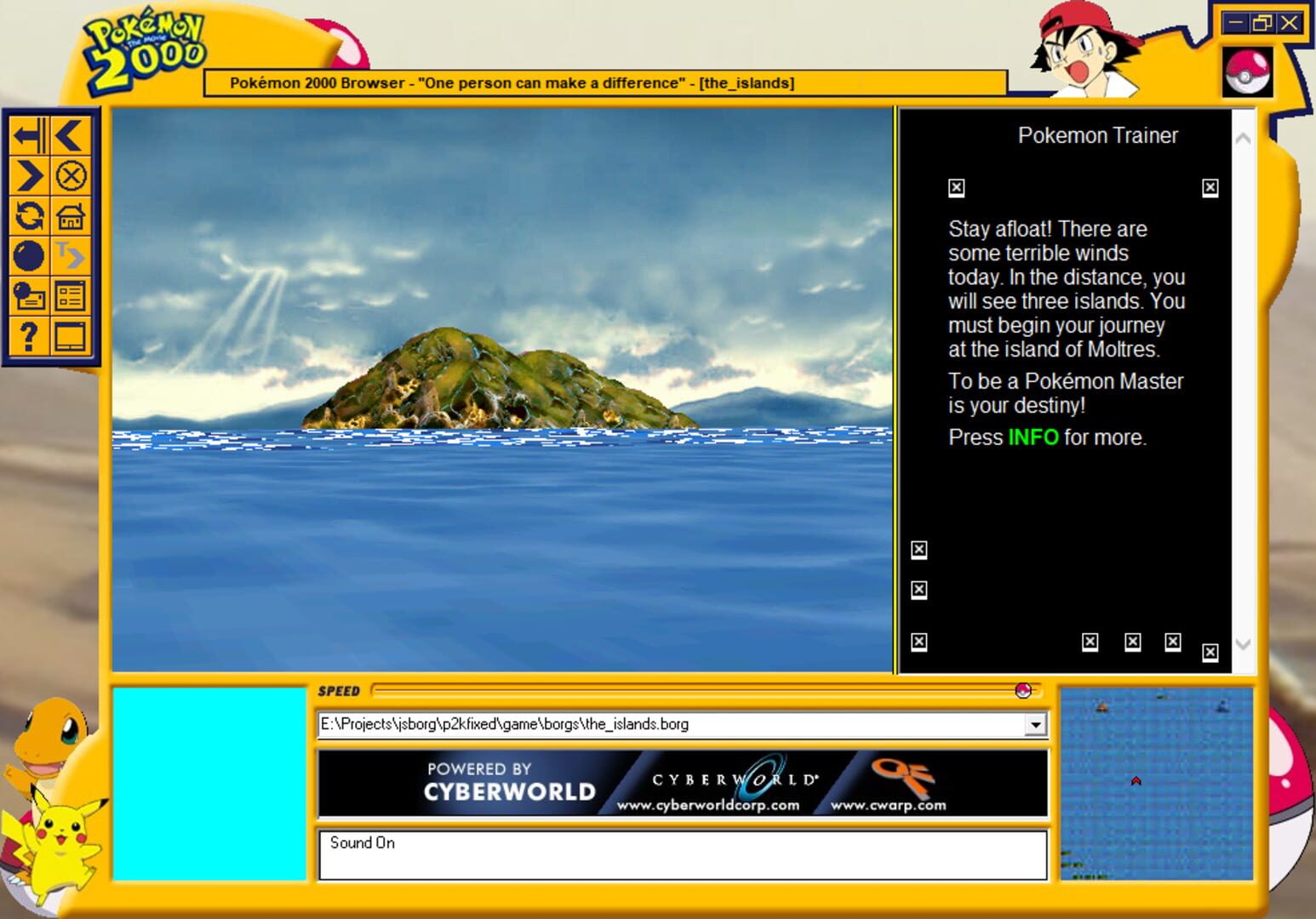 Captura de pantalla - Pokémon 2000 Adventure Game