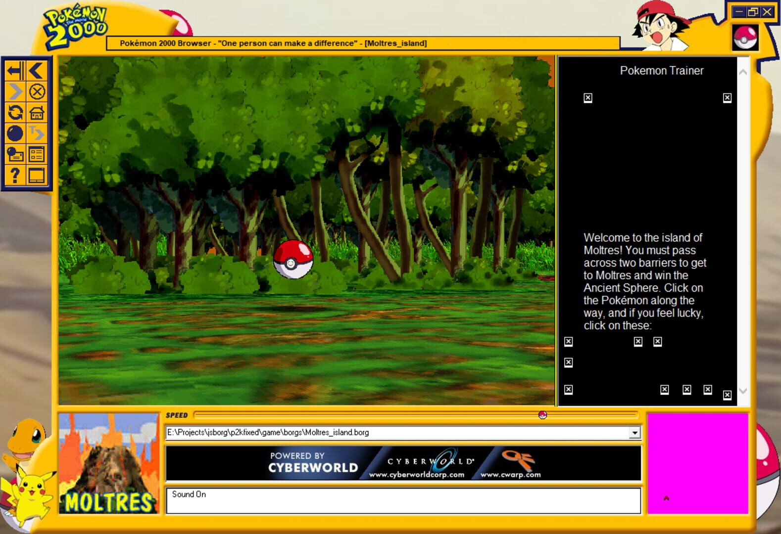 Captura de pantalla - Pokémon 2000 Adventure Game