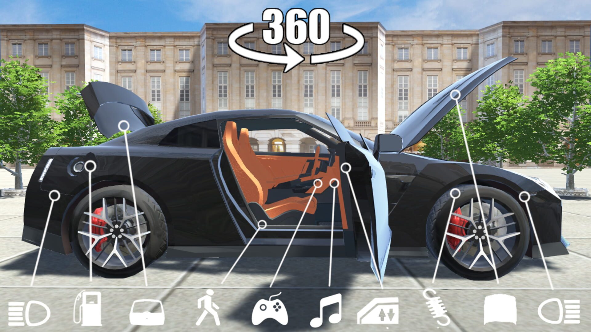 Gt-r Car Simulator - Screenshot