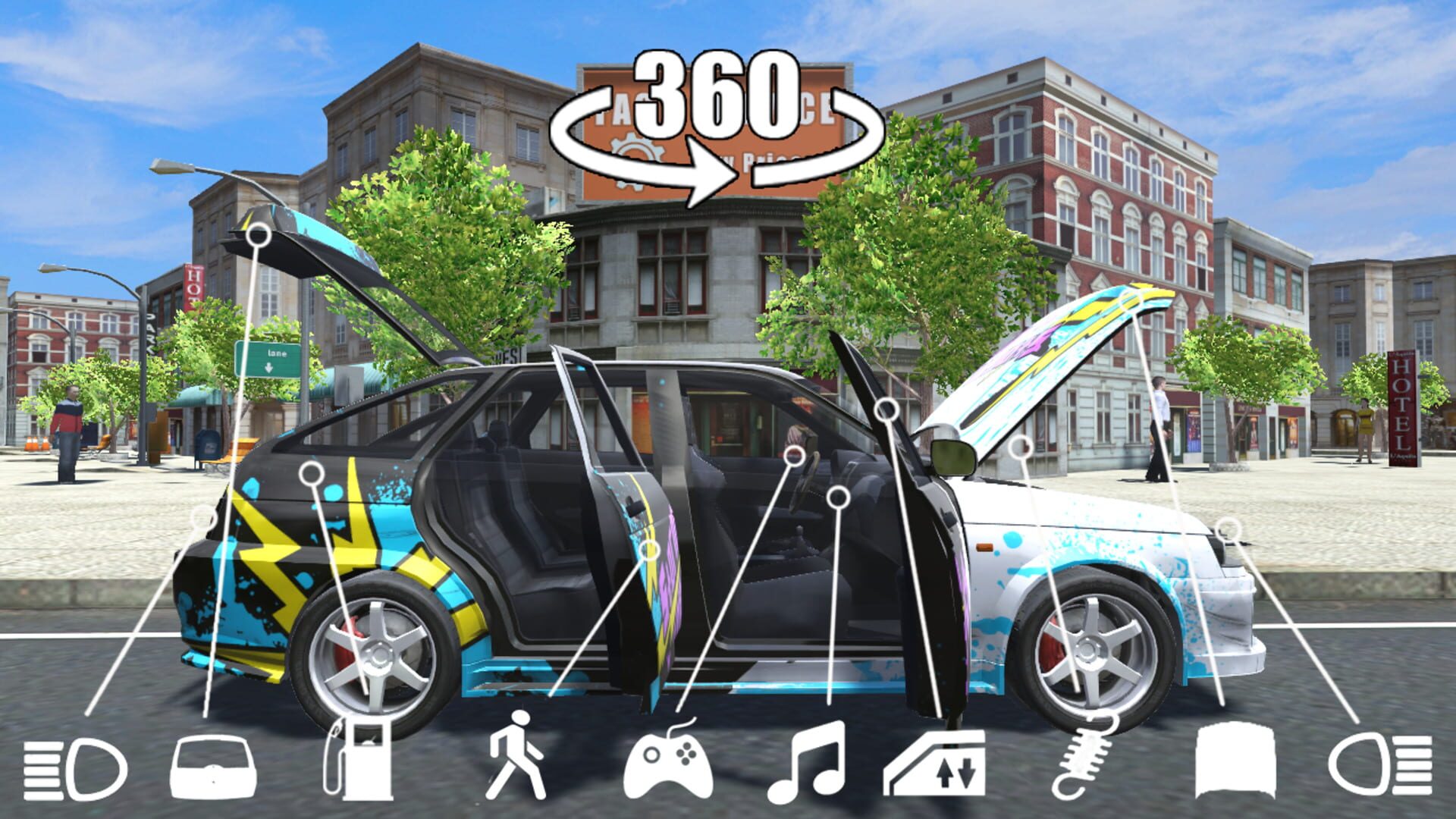 Urban Cars Sim - Screenshot