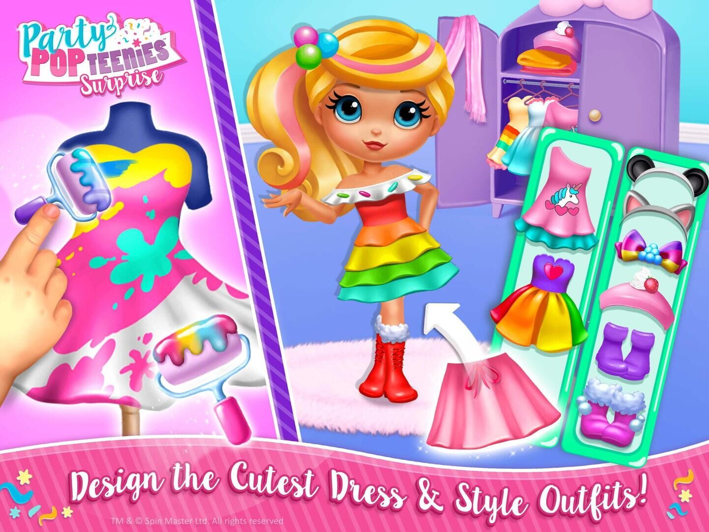 Party Popteenies Surprise - Screenshot