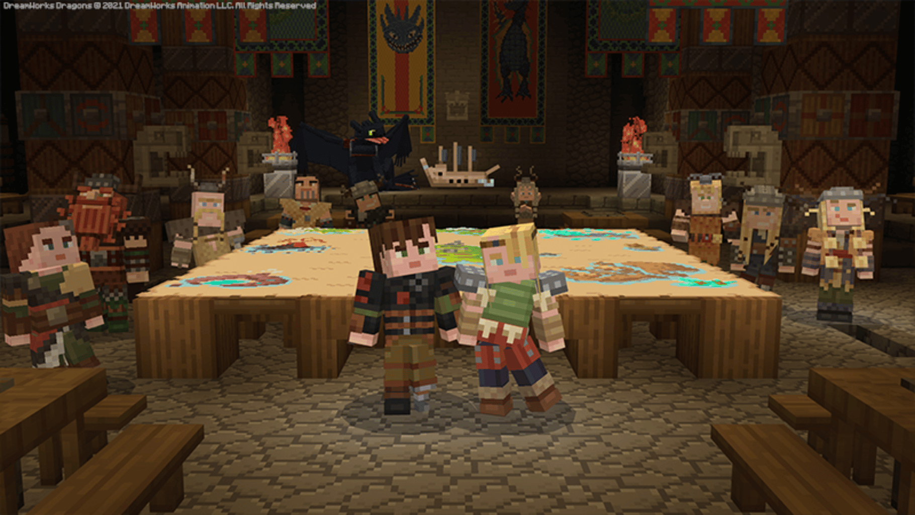 Minecraft: How To Train Your Dragon screenshot