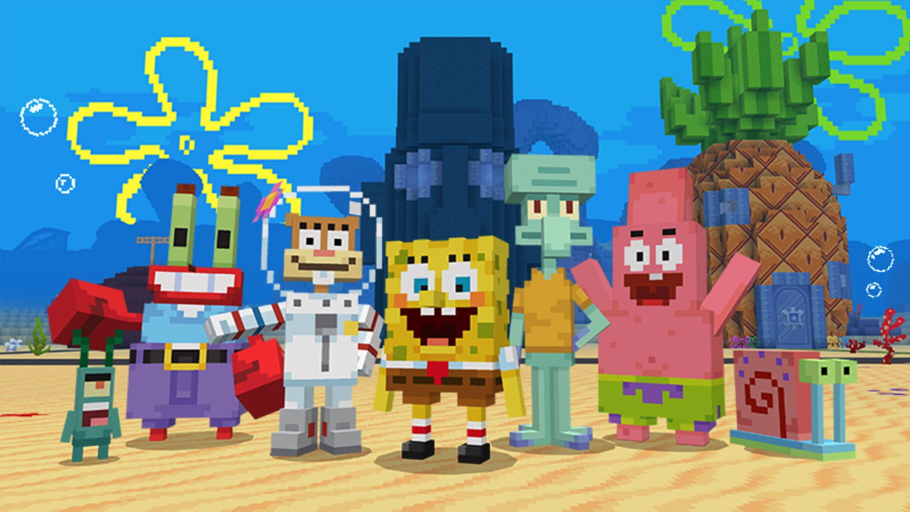 Captura de pantalla - Minecraft: SpongeBob SquarePants