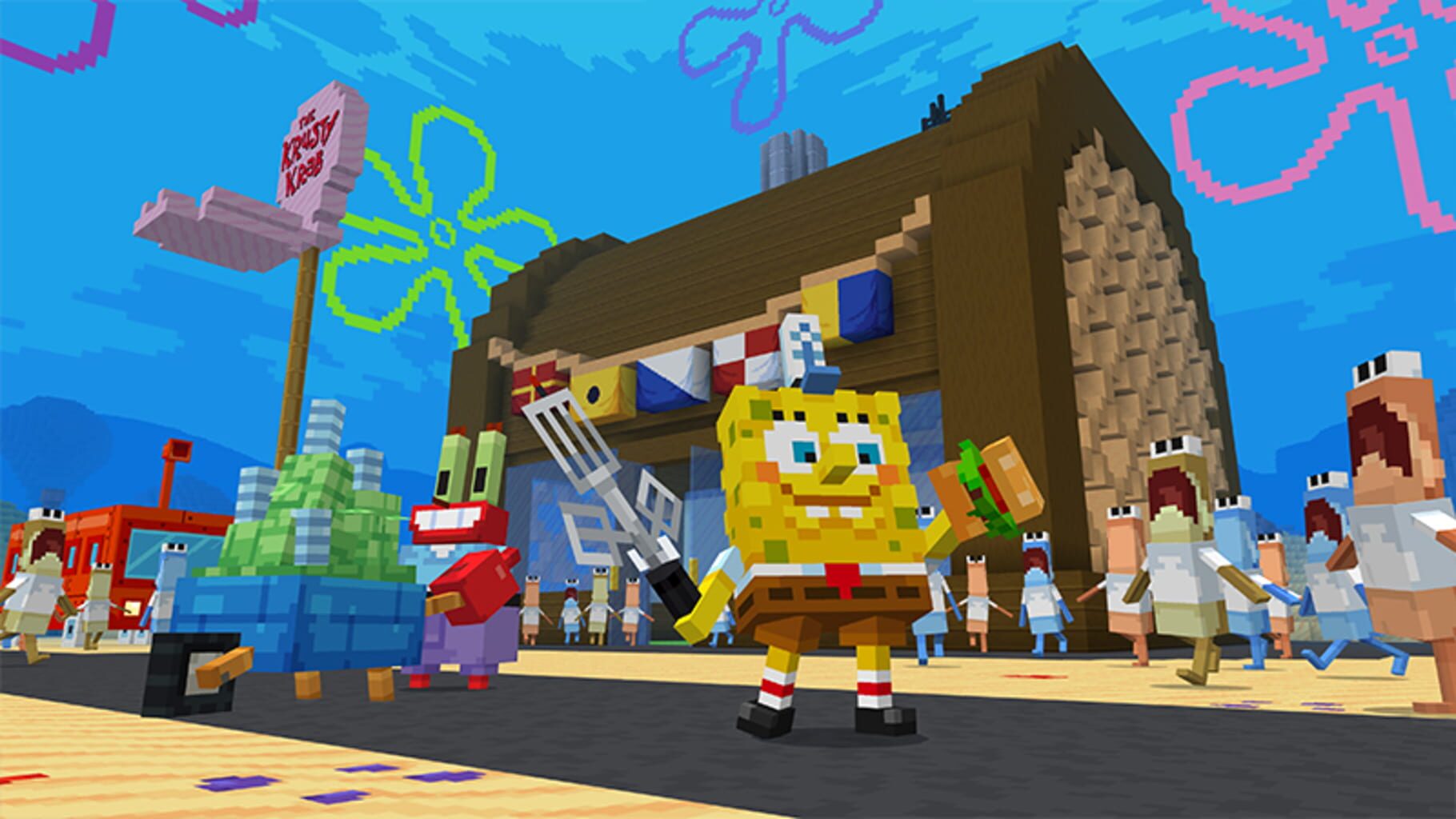 Captura de pantalla - Minecraft: SpongeBob SquarePants