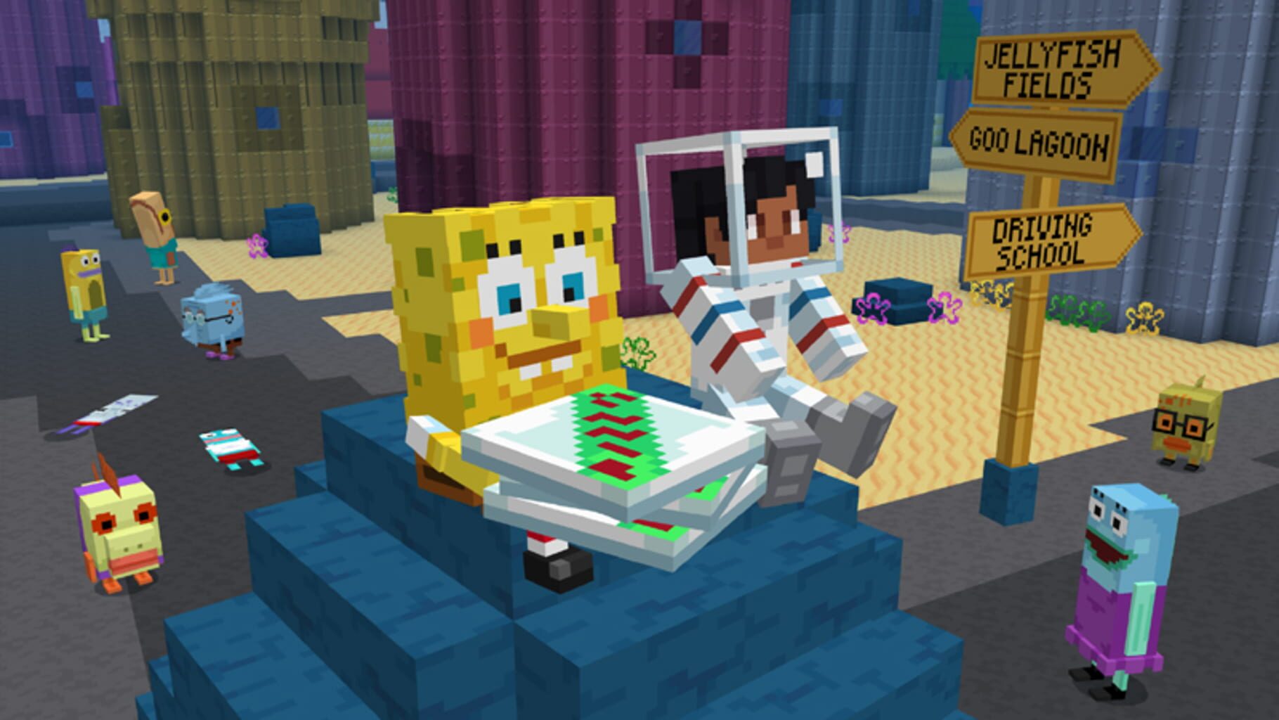 Captura de pantalla - Minecraft: SpongeBob SquarePants