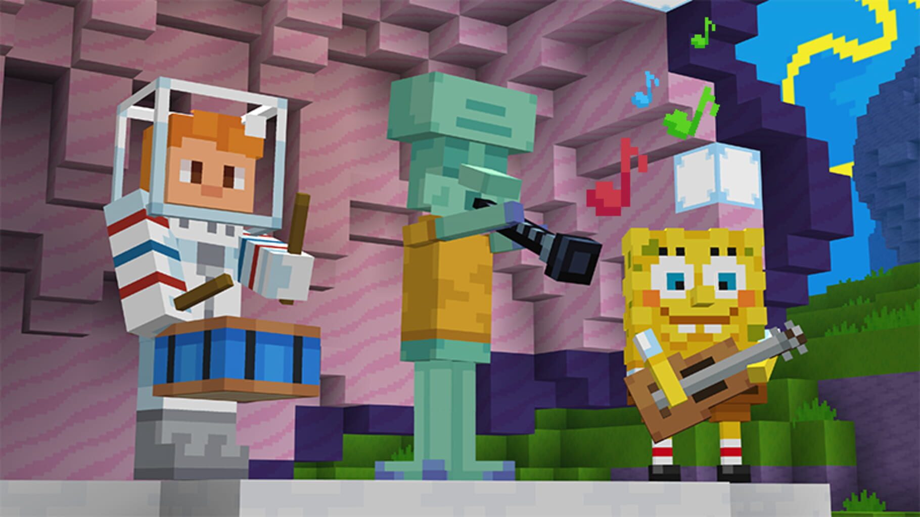 Captura de pantalla - Minecraft: SpongeBob SquarePants