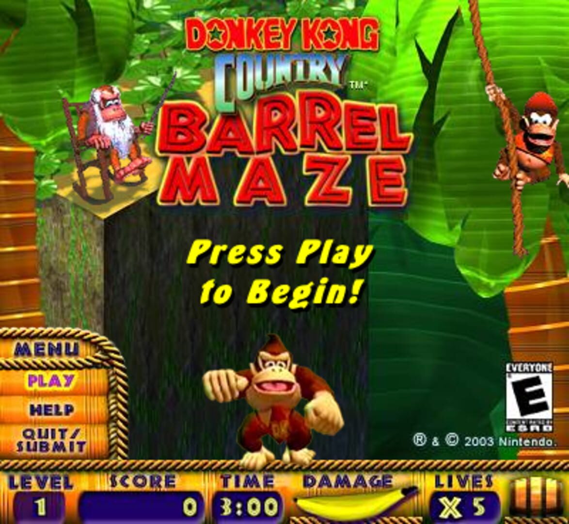 Donkey Kong Country: Barrel Maze