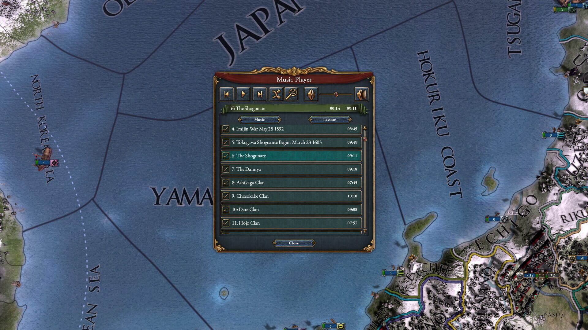 Europa Universalis IV: Japan History Lessons - Screenshot