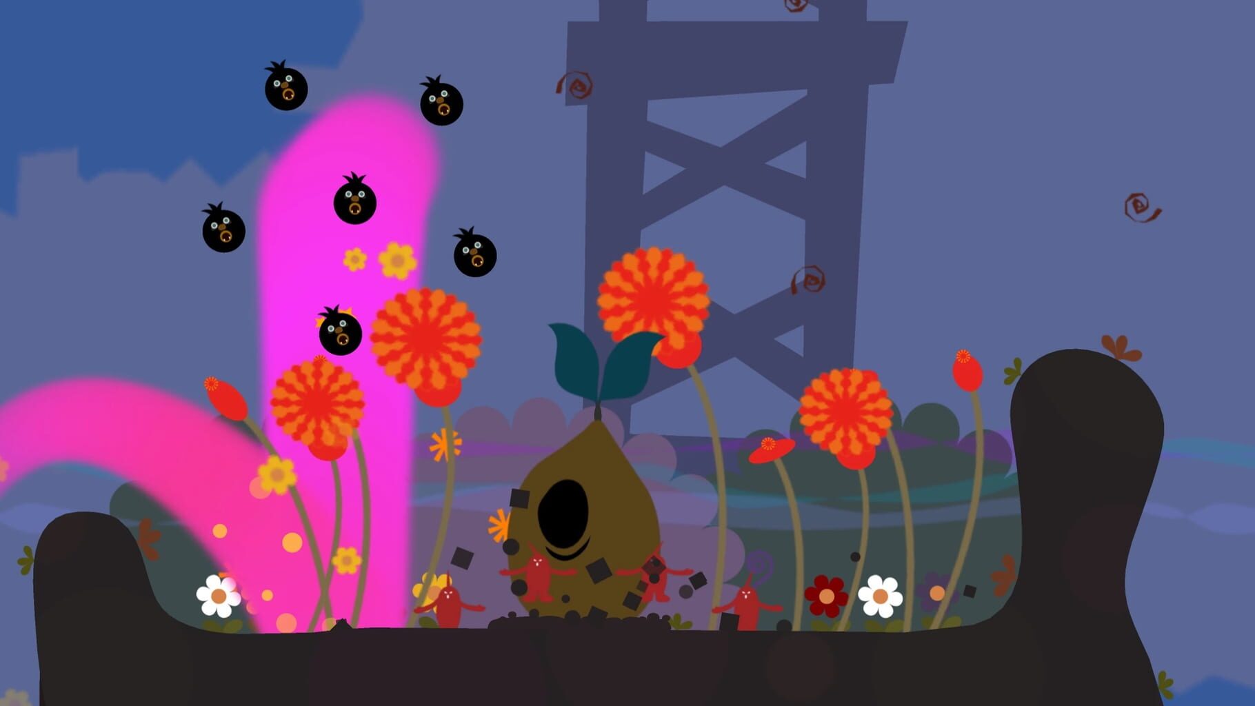 Captura de pantalla - LocoRoco Midnight Carnival