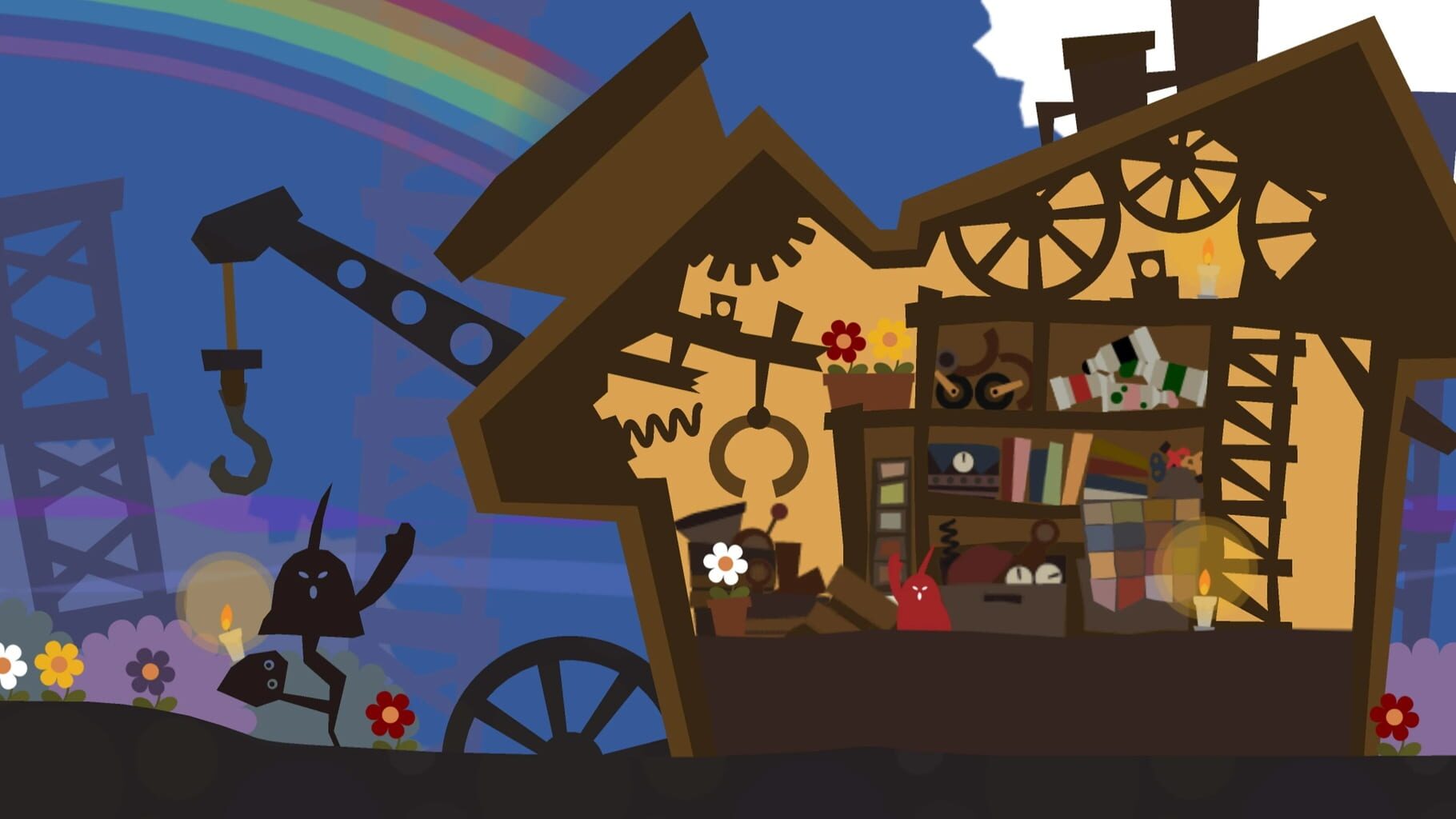 Captura de pantalla - LocoRoco Midnight Carnival