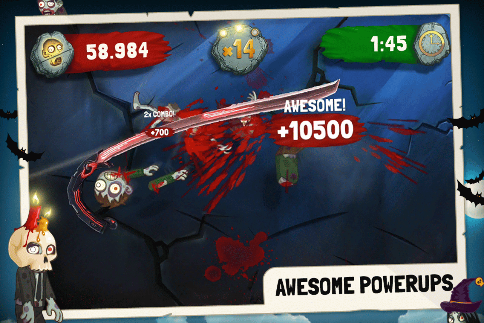 Zombie Swipeout screenshot