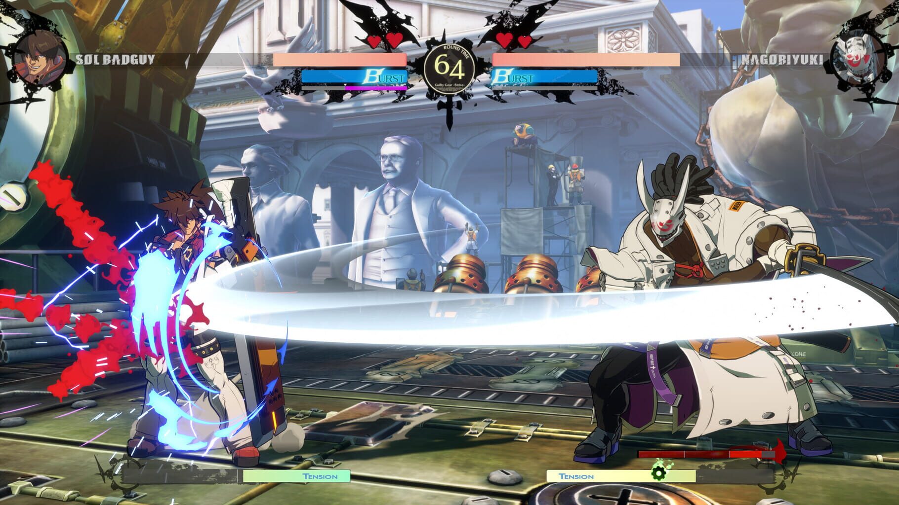 Captura de pantalla - Guilty Gear: Strive - Additional Battle Stage: White House Reborn