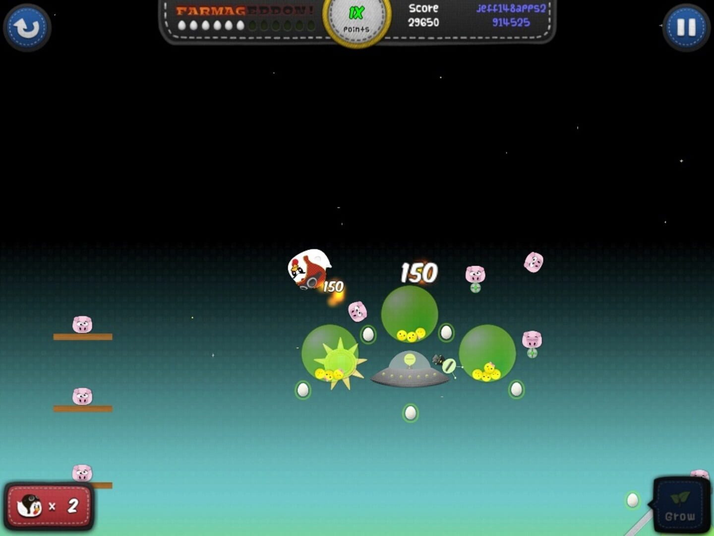 Chicken Balls - Screenshot