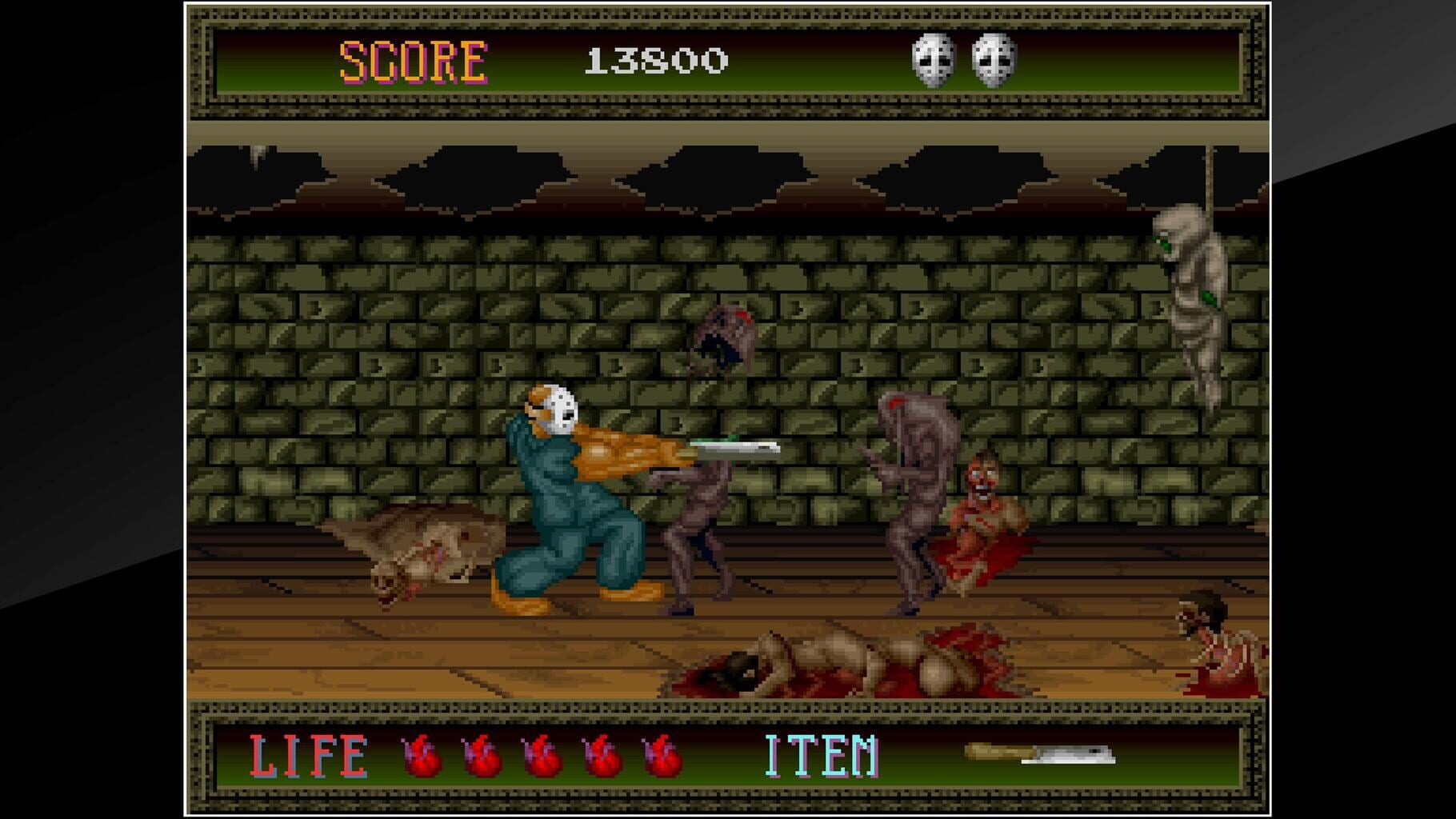 Arcade Archives: Splatterhouse screenshot