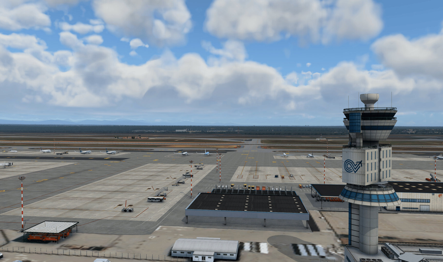 X-Plane 12: Aerosoft - Airport Milano Malpensa screenshot