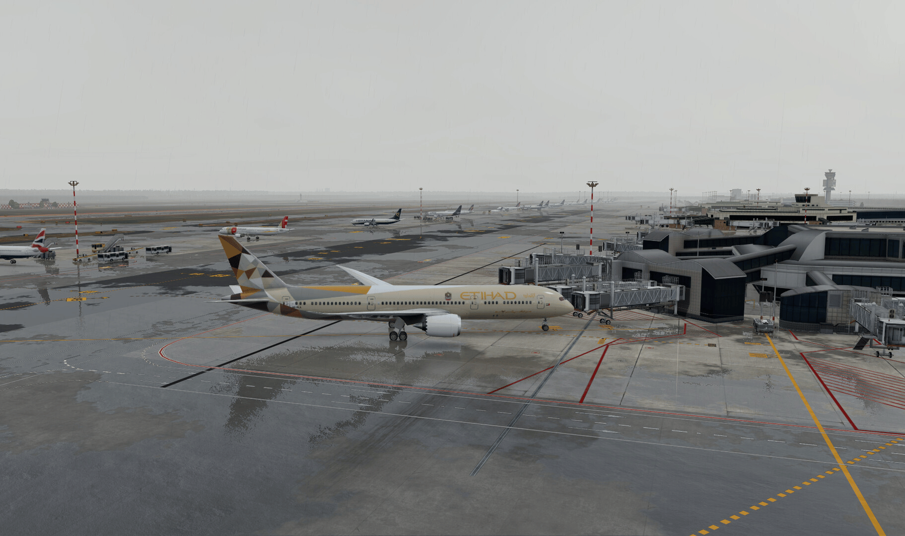 X-Plane 12: Aerosoft - Airport Milano Malpensa screenshot