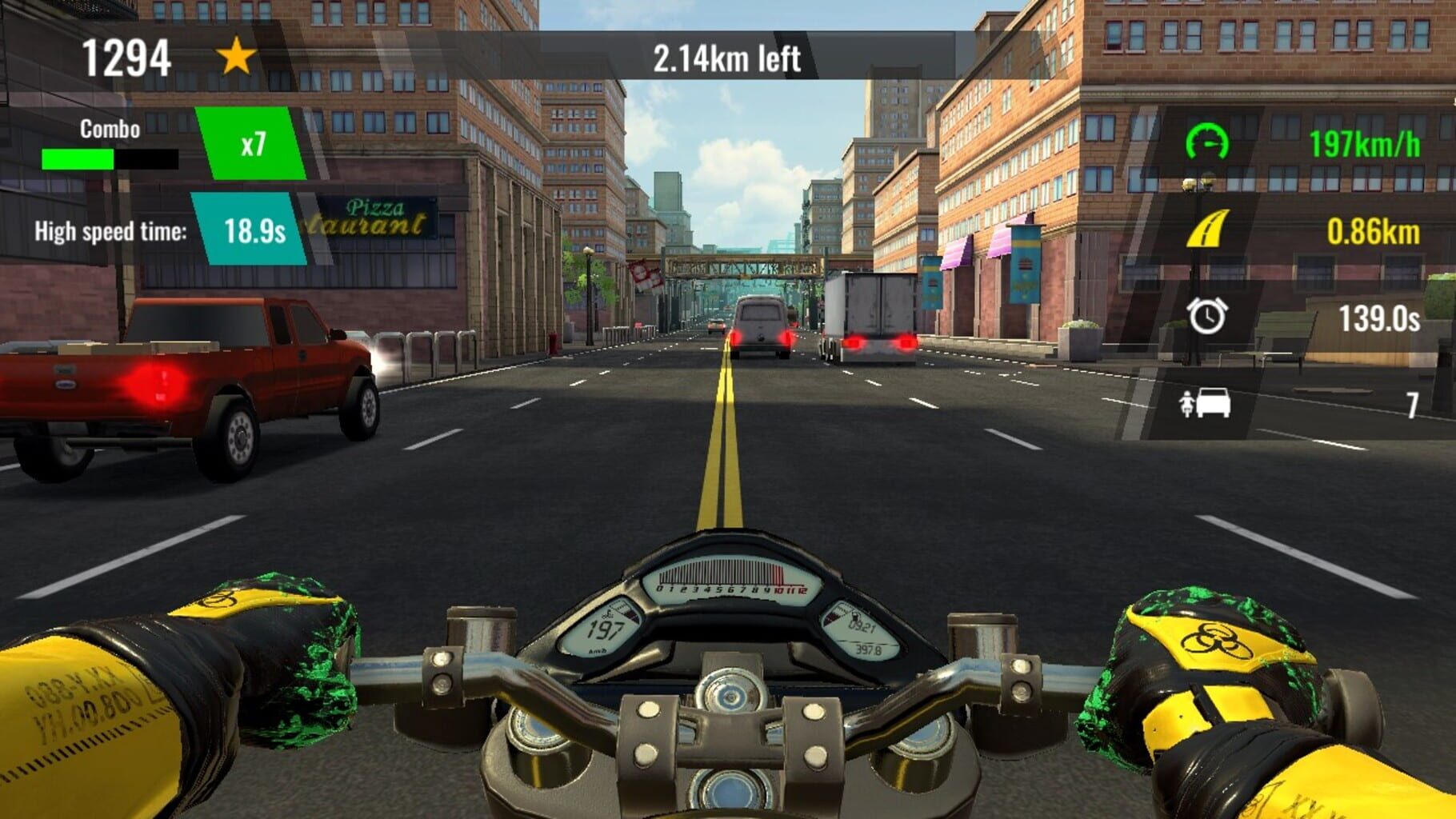 Moto Rush GT: Silver Edition screenshot