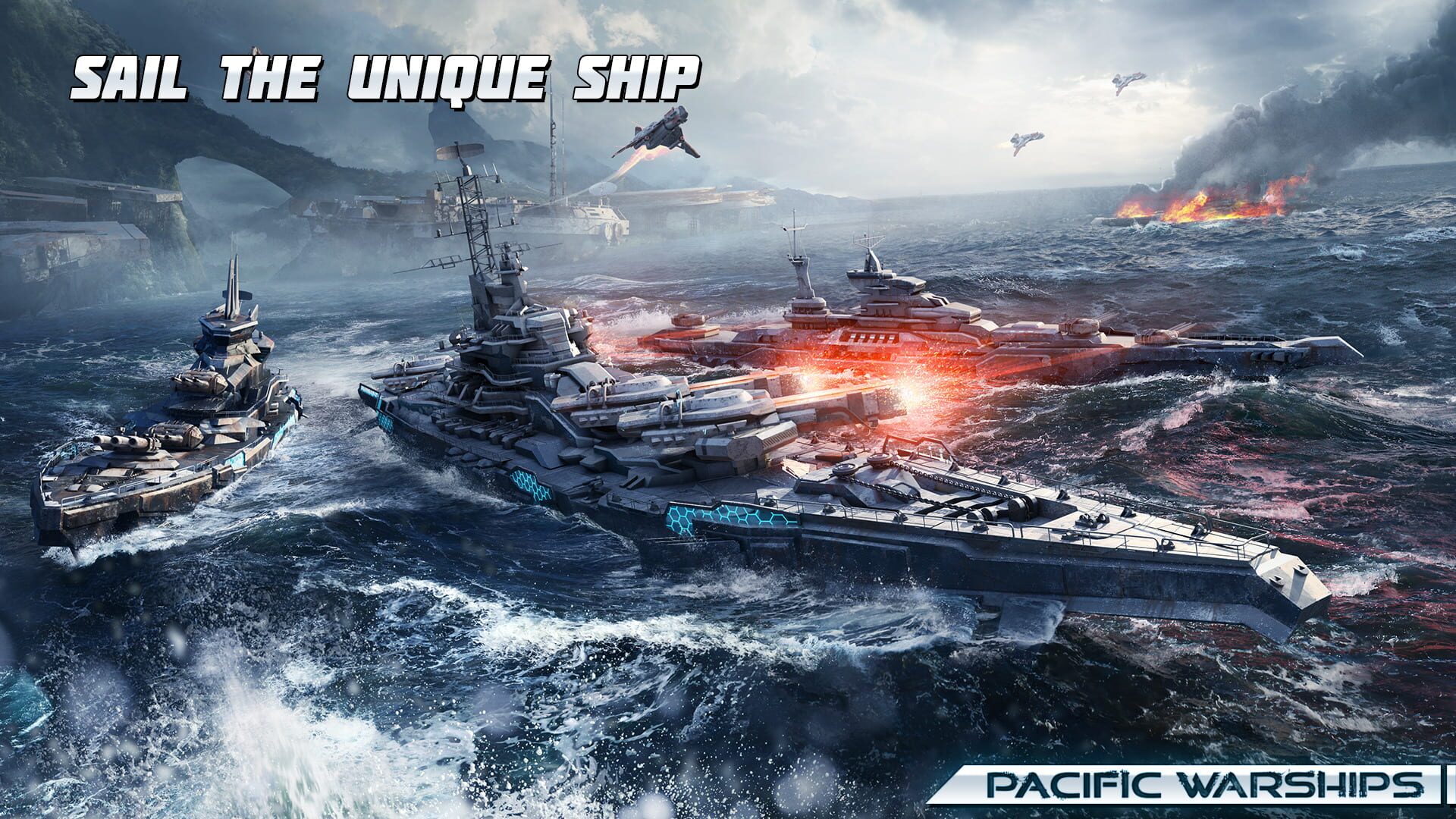 Pacific Warships - Screenshot