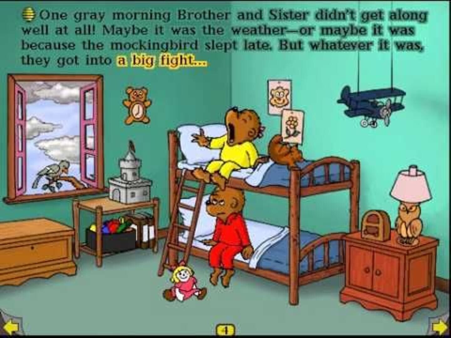 Captura de pantalla - Living Books: The Berenstain Bears Get in a Fight