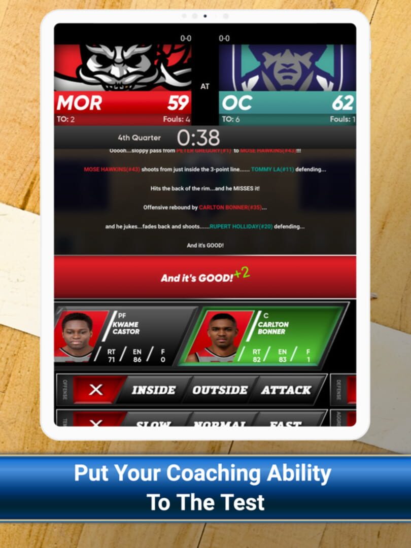Basketball Simulator - Screenshot