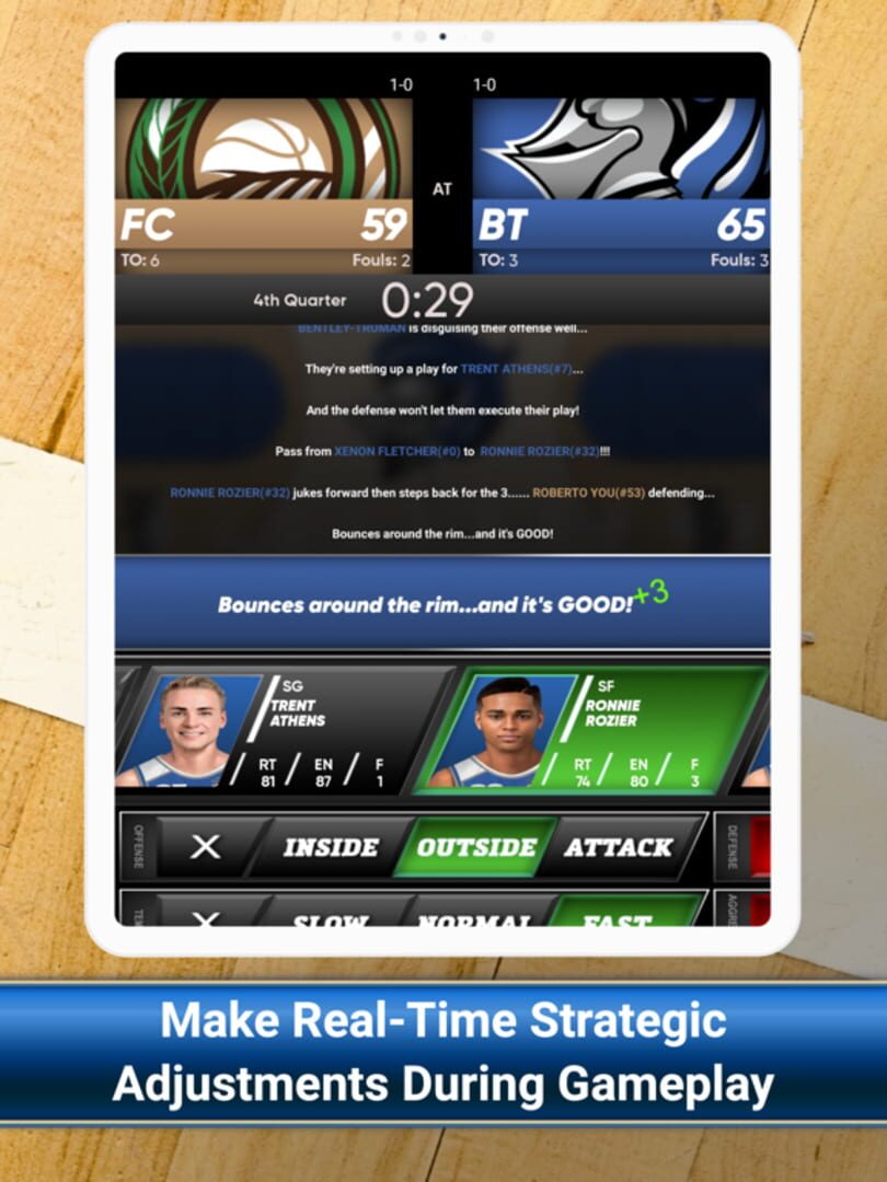 Basketball Simulator - Screenshot