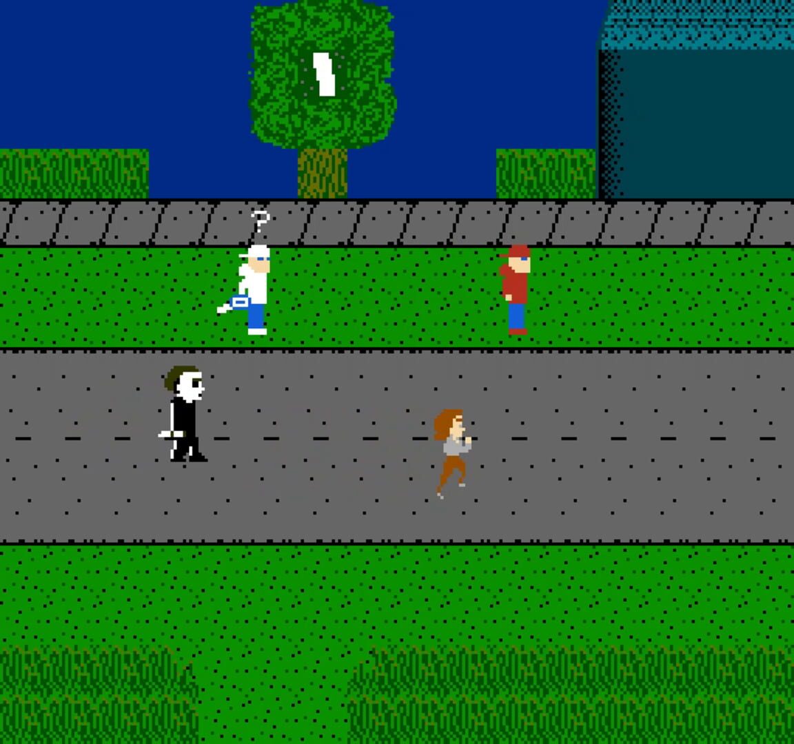 Captura de pantalla - 8-Bit Slasher 4-in-1 Horror Demakes