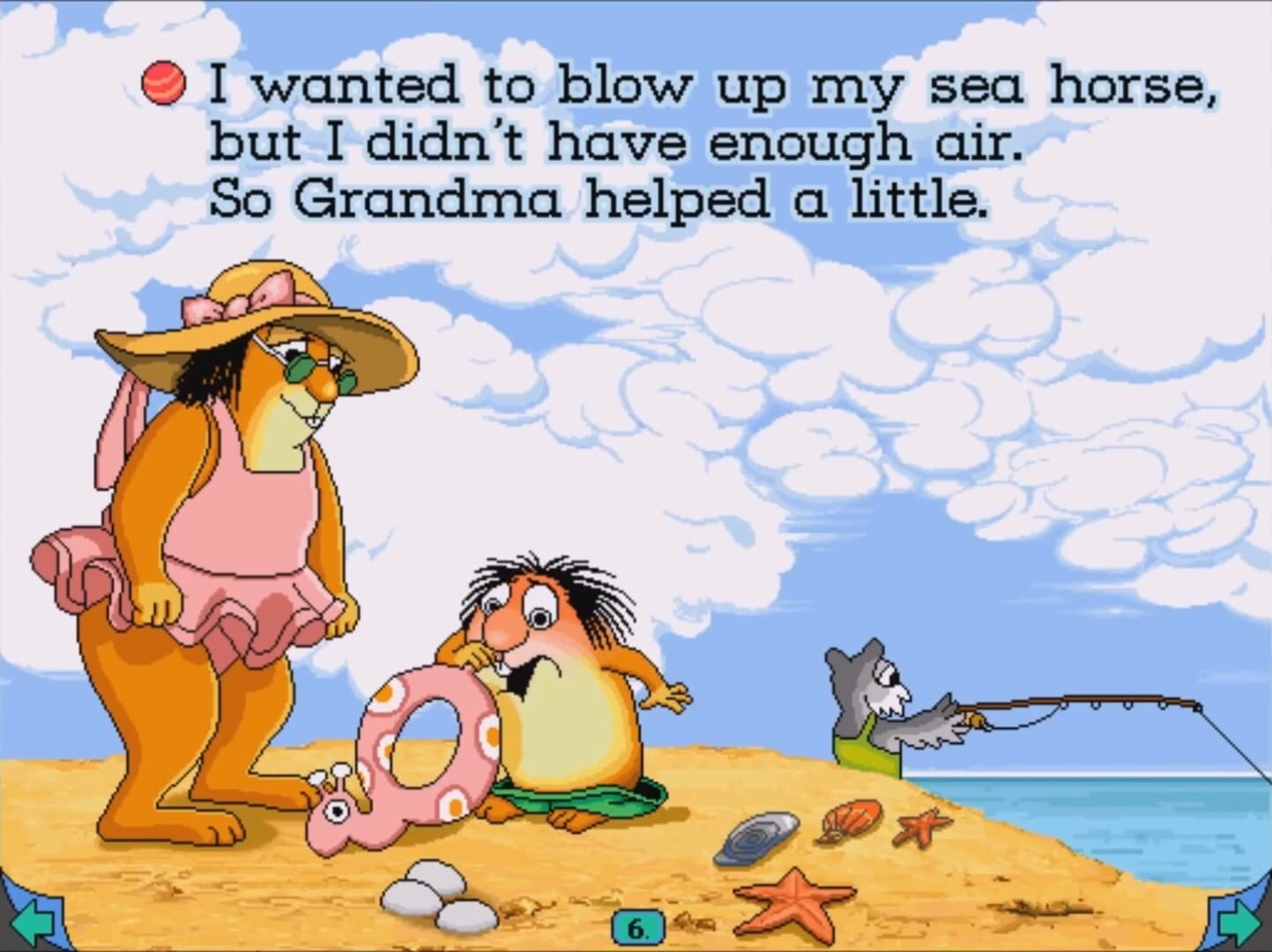 Captura de pantalla - Living Books: Just Grandma and Me