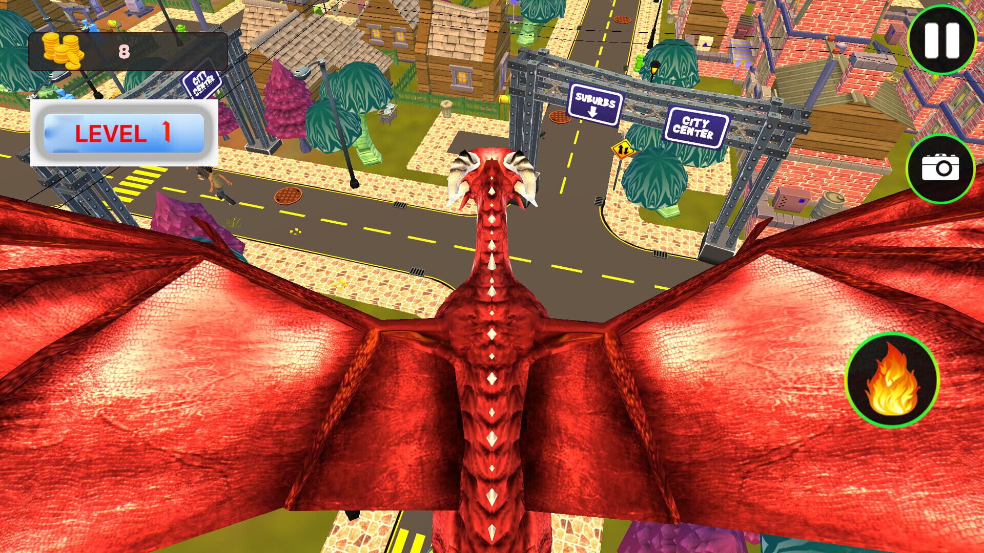 Fly Fly Dragon! - Screenshot