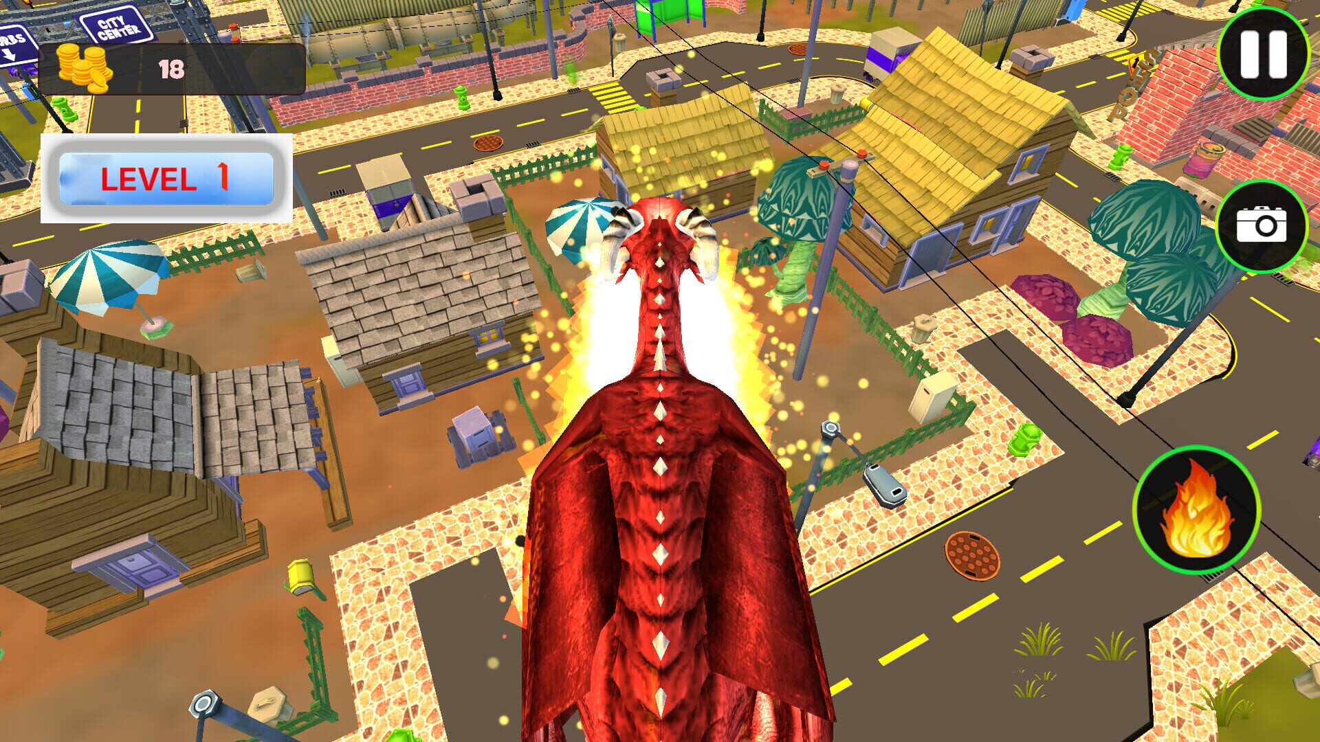 Fly Fly Dragon! - Screenshot