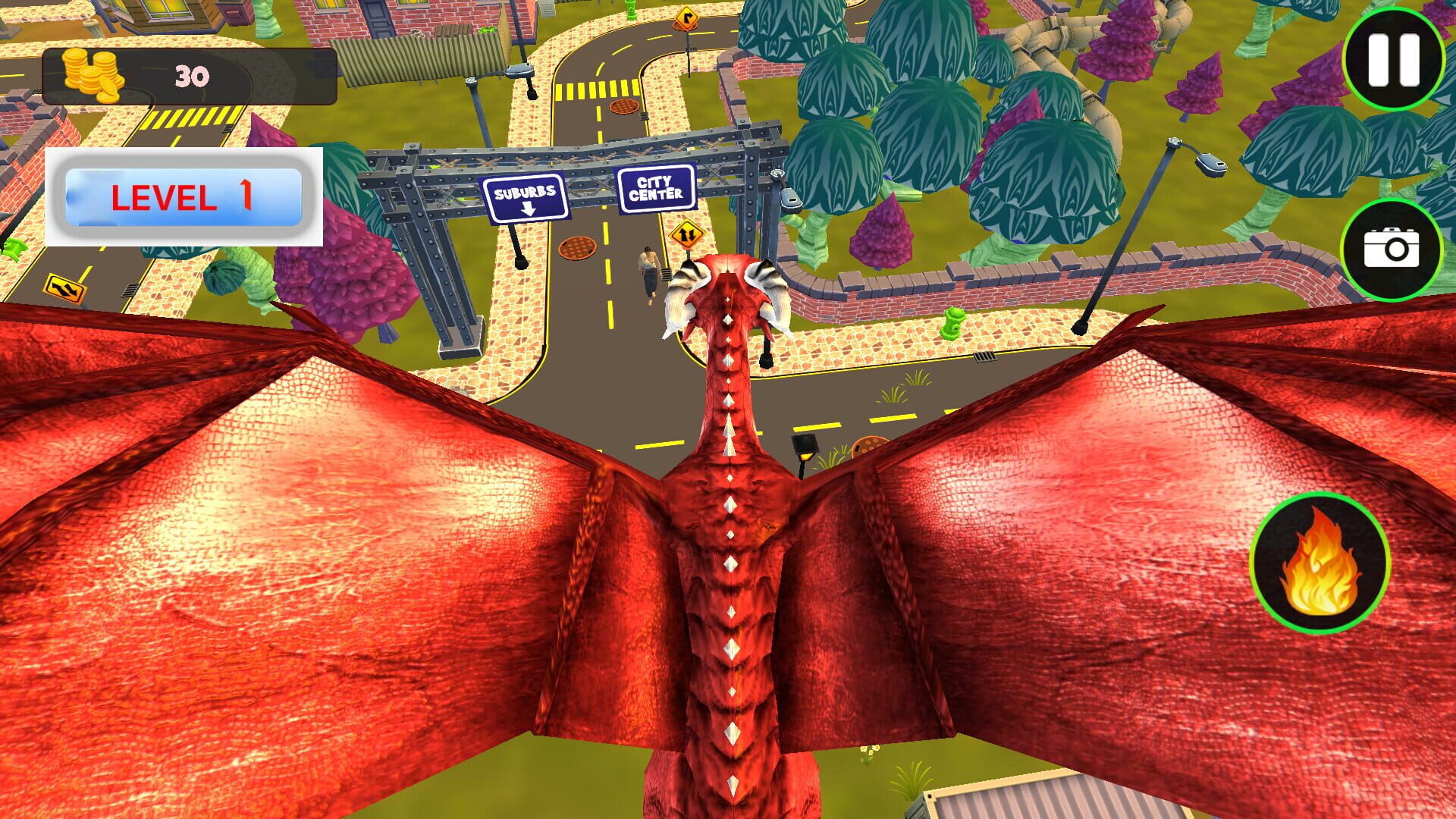 Fly Fly Dragon! - Screenshot
