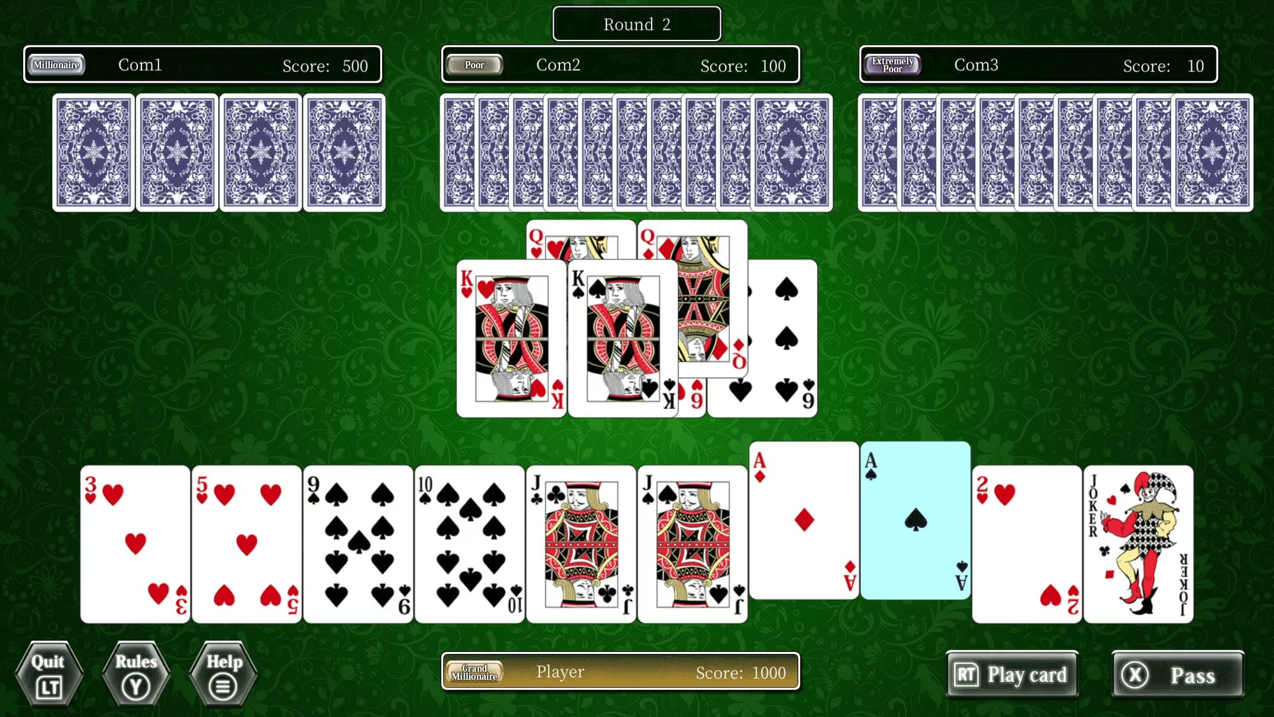 The Card Perfect Collection Plus: Texas Hold 'em, Solitaire and Others screenshot