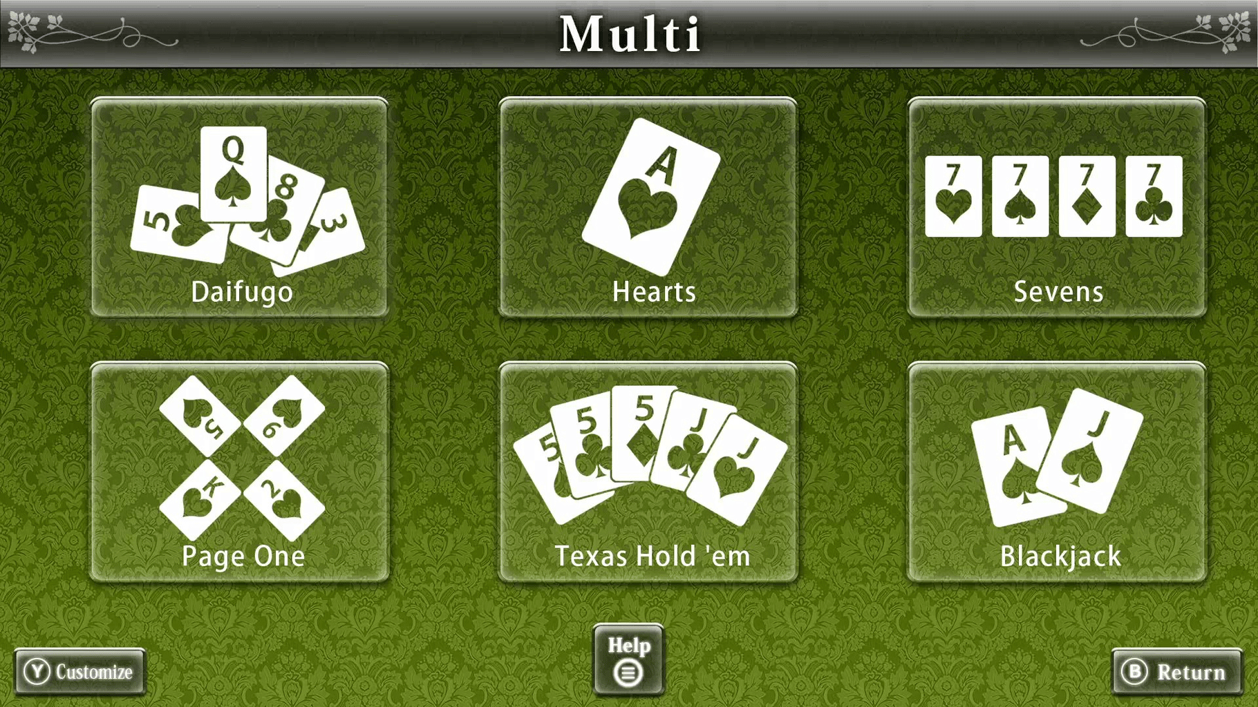 The Card Perfect Collection Plus: Texas Hold 'em, Solitaire and Others screenshot