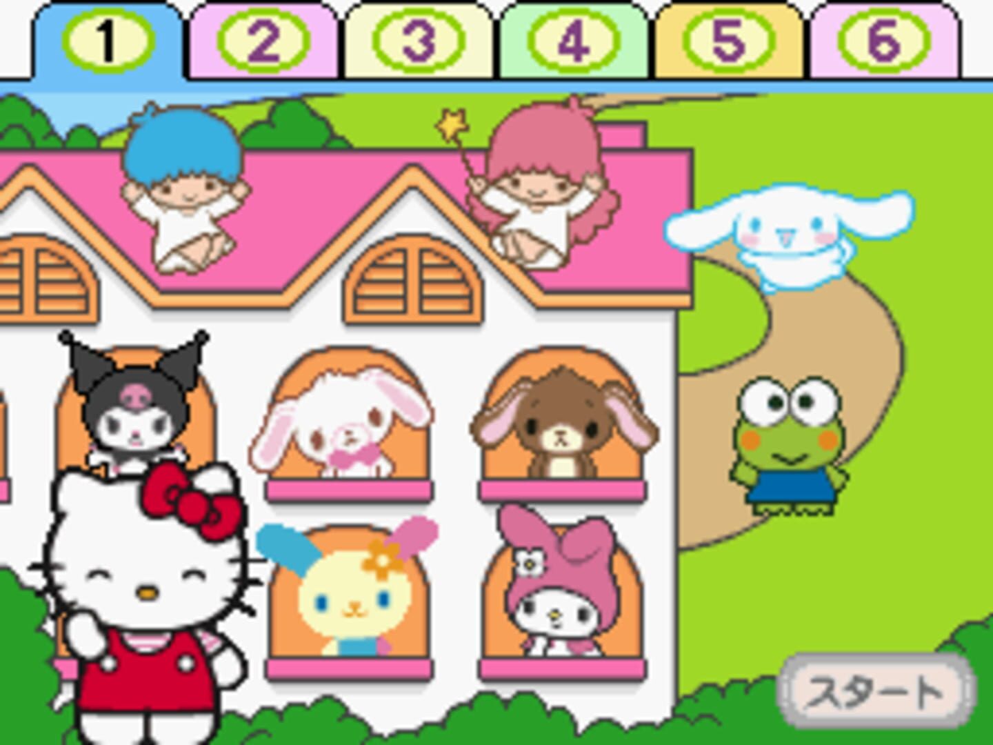 Captura de pantalla - DS Pico Series: Sanrio no Party Heikou! Oryouri - Oshare - Okaimono