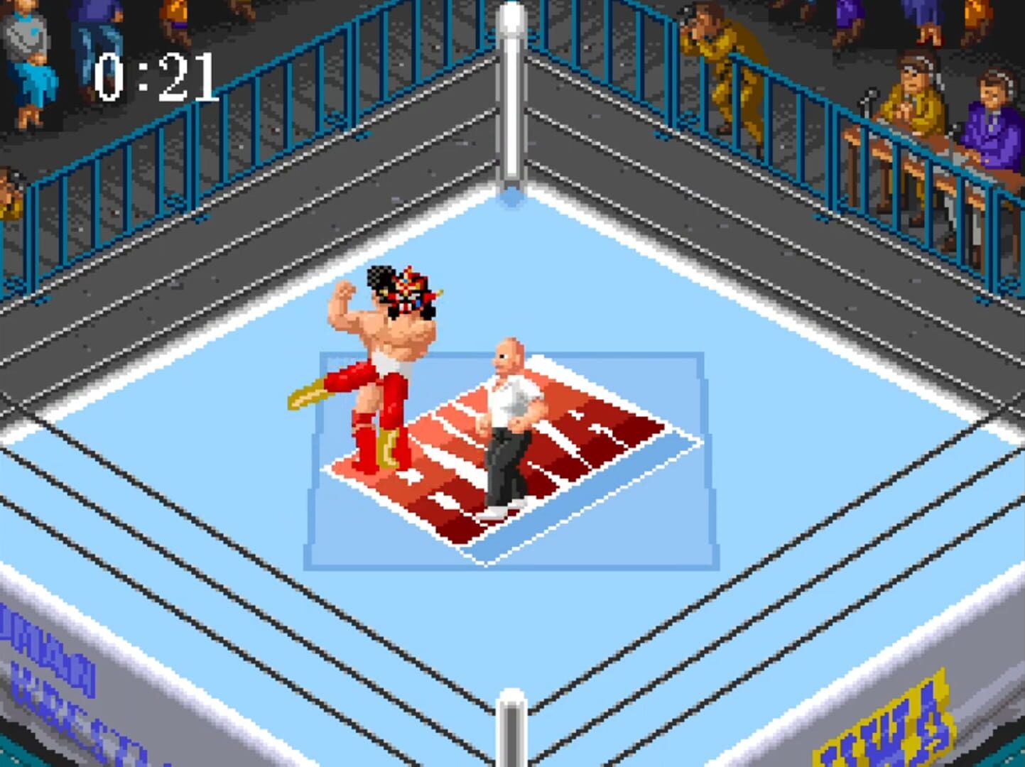 Captura de pantalla - Super Fire Pro Wrestling 2