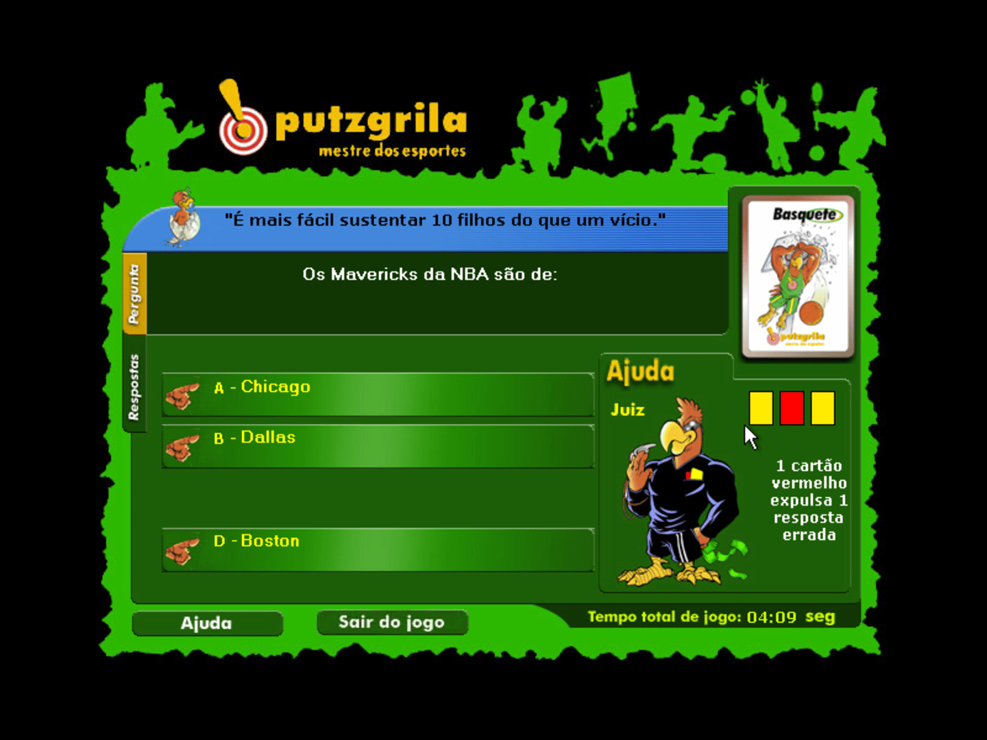 Putzgrila: Mestre dos Esportes screenshot