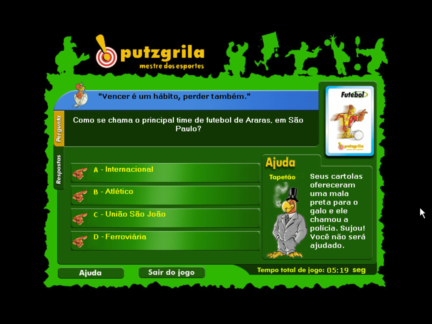 Putzgrila: Mestre dos Esportes screenshot