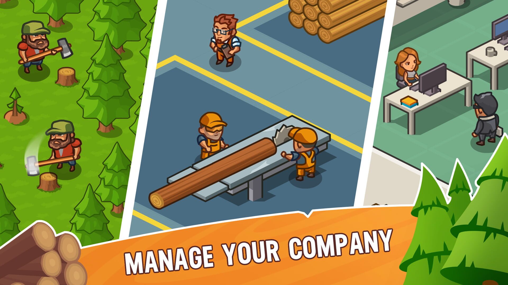 Lumber Inc Tycoon - Screenshot