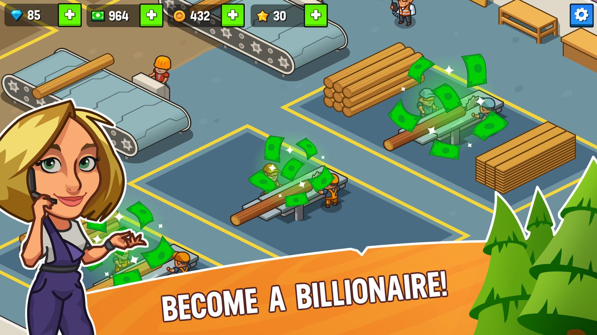 Lumber Inc Tycoon - Screenshot