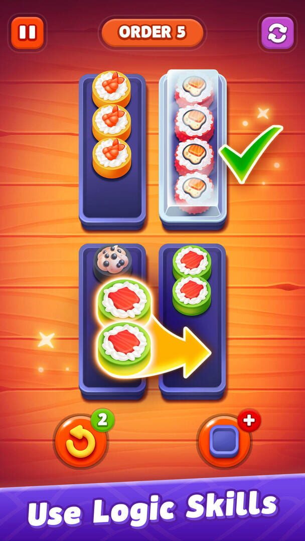 Sushi Sort - Screenshot