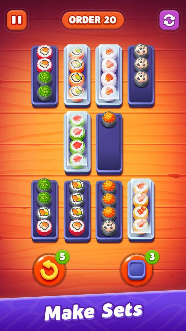Sushi Sort - Screenshot