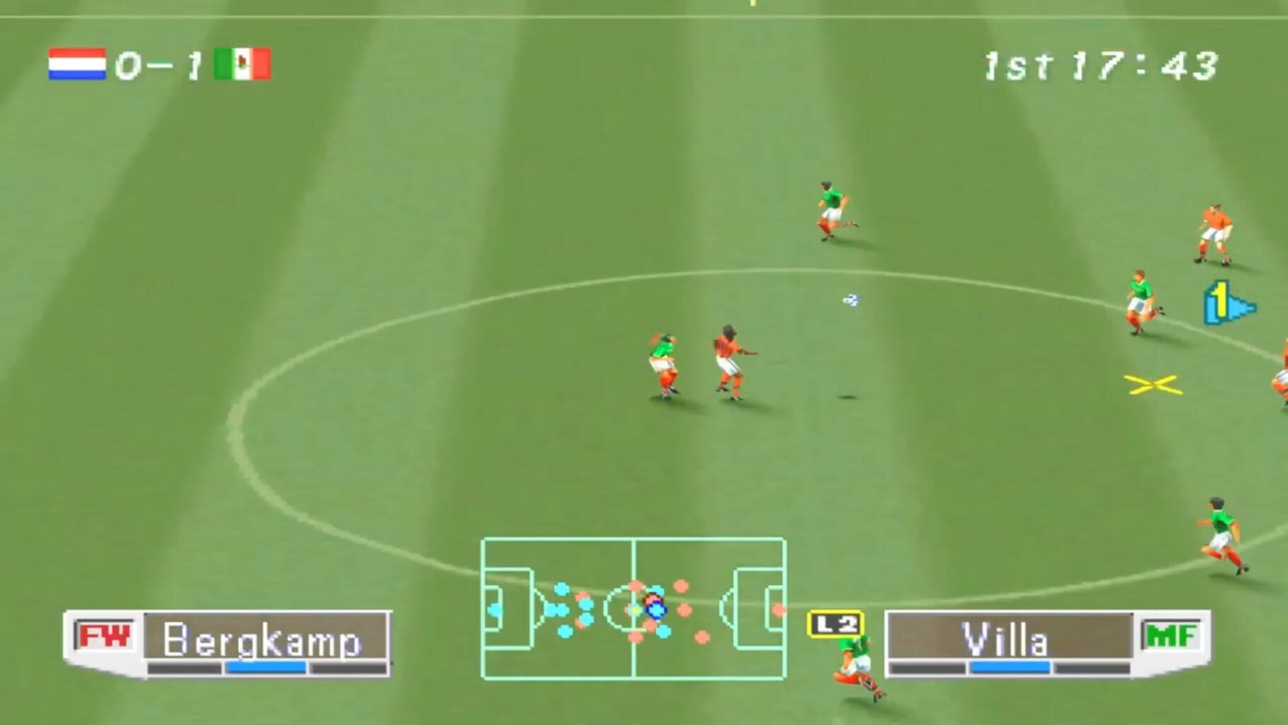 Captura de pantalla - World Soccer Jikkyou Winning Eleven 3: Final Ver.