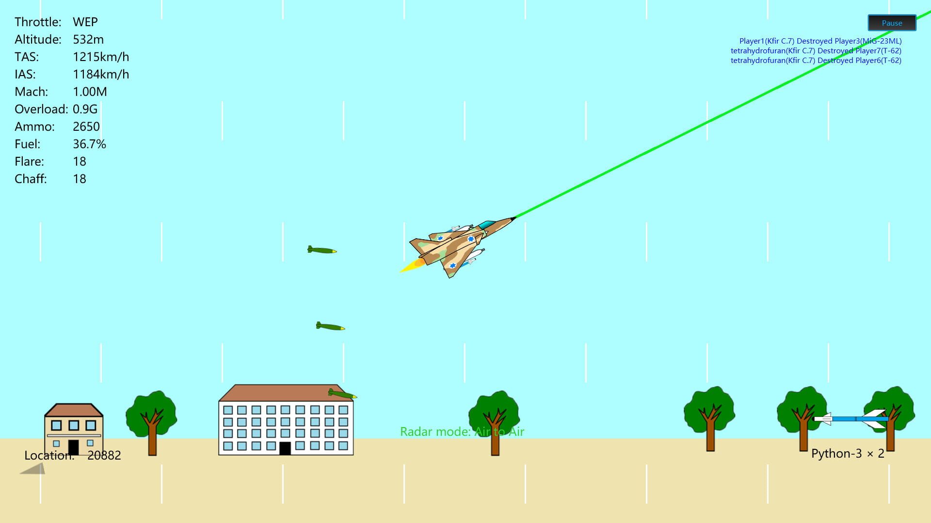 2D Dogfight: Lord of Sky - Screenshot