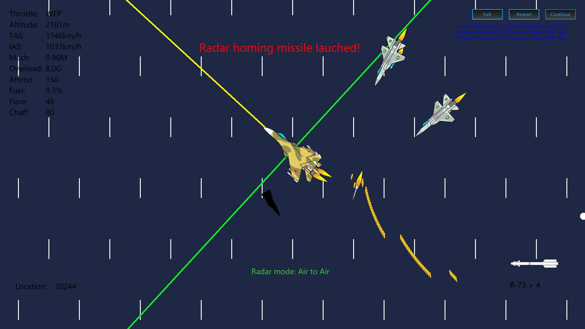 2D Dogfight: Lord of Sky - Screenshot