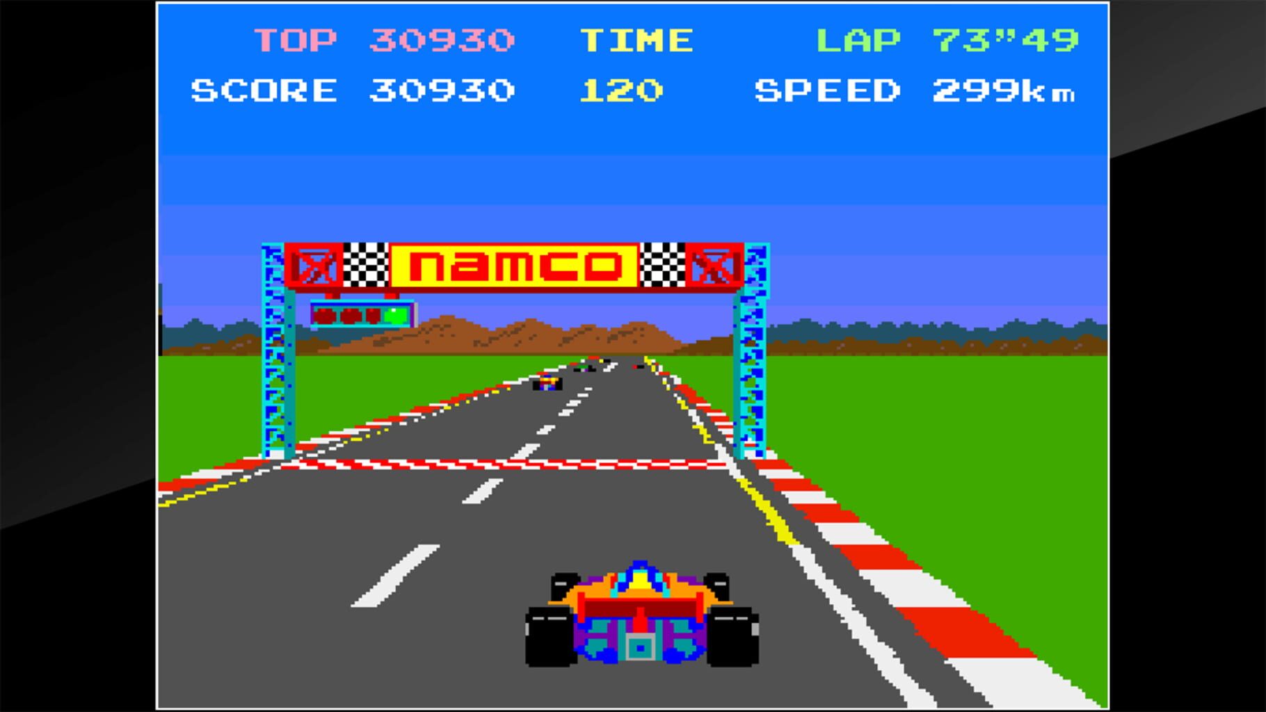 Captura de pantalla - Arcade Archives: Pole Position