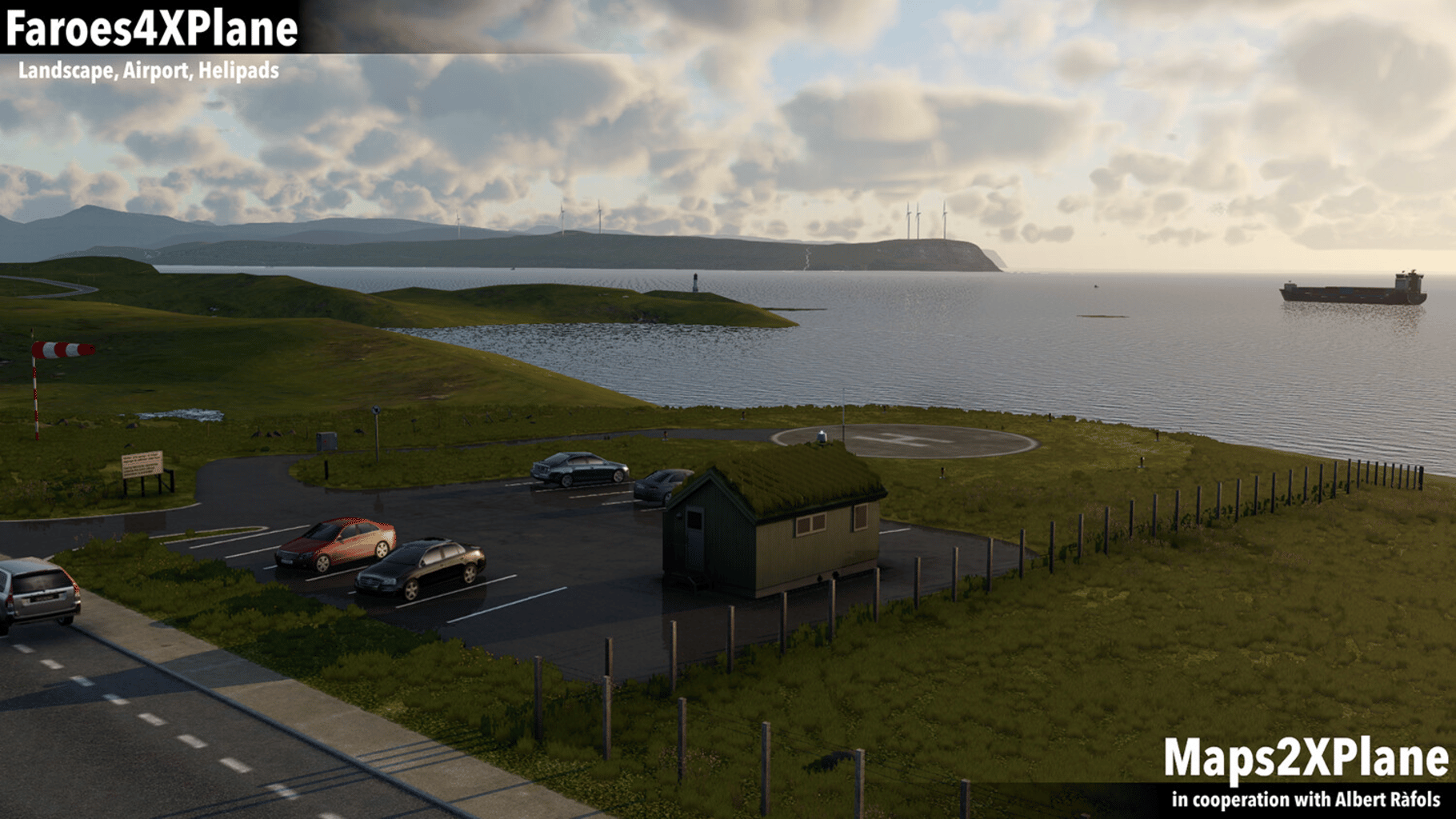 X-Plane 12: Aerosoft - Faroe Islands XP screenshot