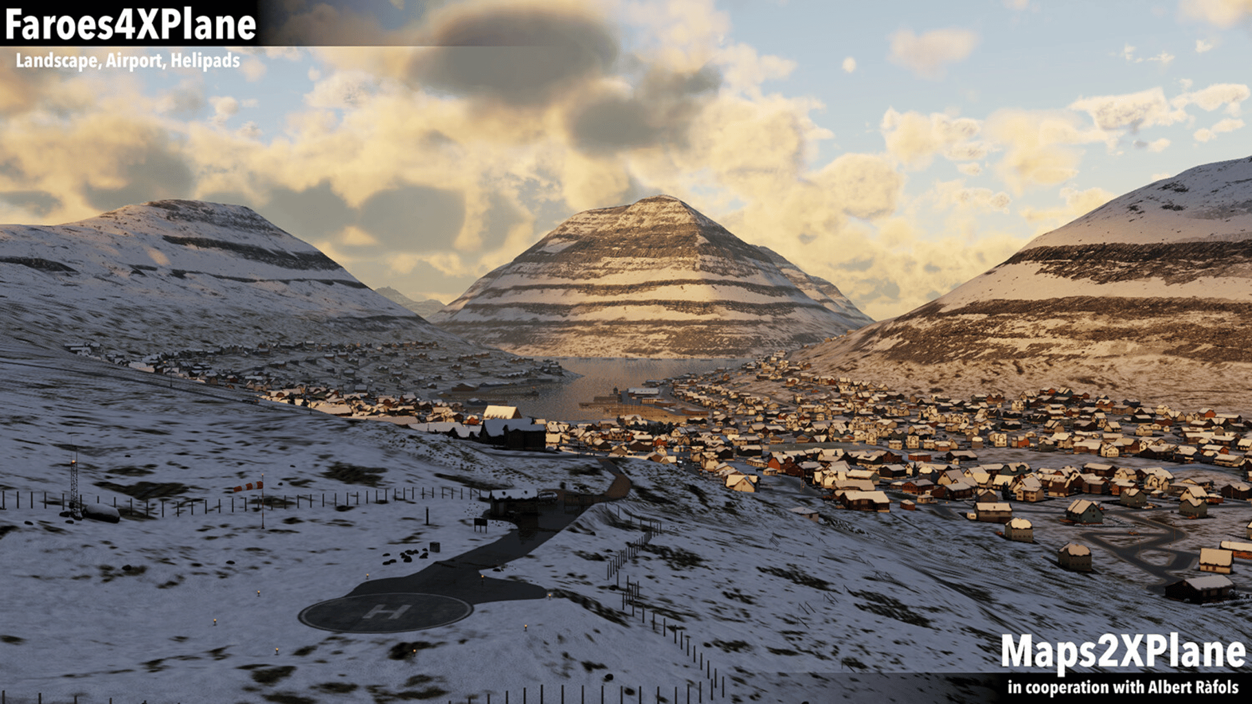 X-Plane 12: Aerosoft - Faroe Islands XP screenshot